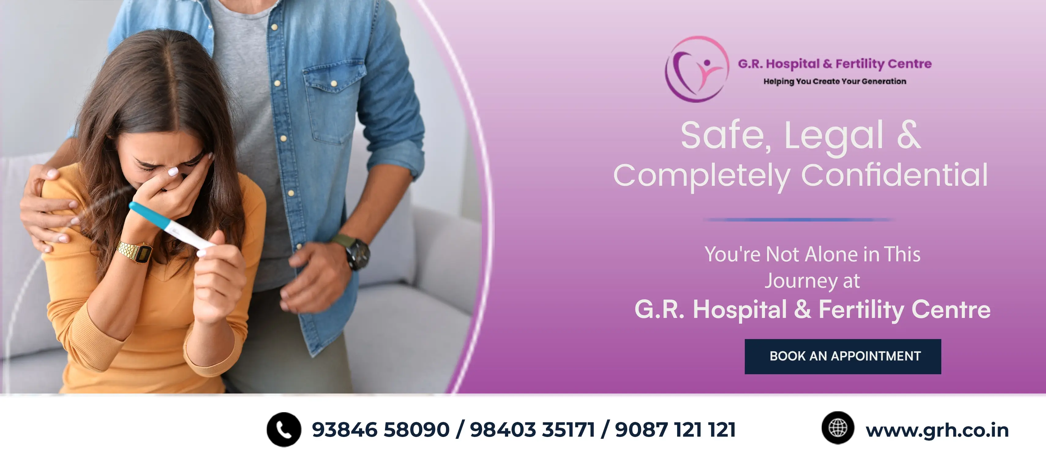 Safe & Confidential Abortion Center in Adambakkam – G.R. Hospital & Fertility Centre